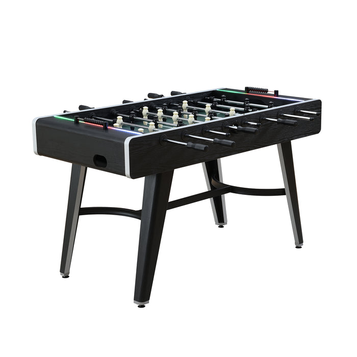 Amaya Indoor Foosball with LED in Black (3A Packing)