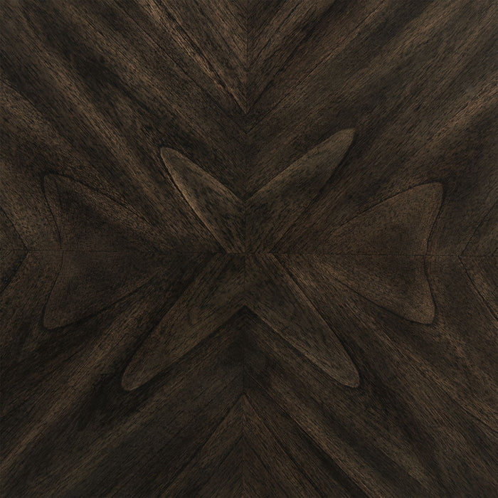 Amherst Dining Table w/Wood Leg Dark Finish - Pierce Furniture Gallery