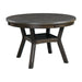 Amherst Dining Table w/Wood Leg Dark Finish - Pierce Furniture Gallery