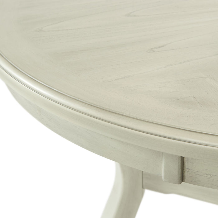 Amherst Dining Table w/Wood Leg White Finish