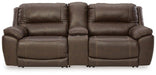Dunleith Power Reclining Loveseat with Console - Pierce Furniture Gallery