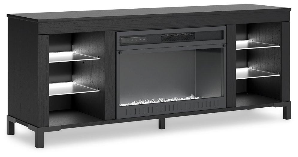 Cayberry 60" TV Stand with Electric Fireplace - Pierce Furniture Gallery