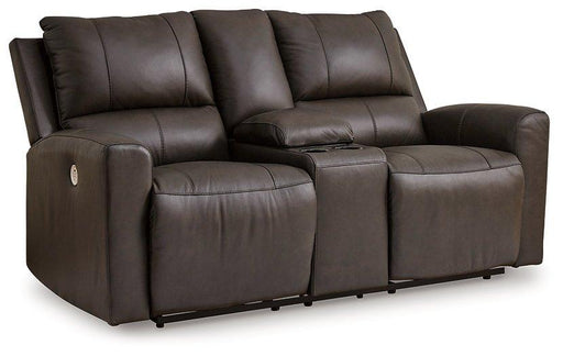 Boxmere Power Reclining Loveseat with Console - Pierce Furniture Gallery