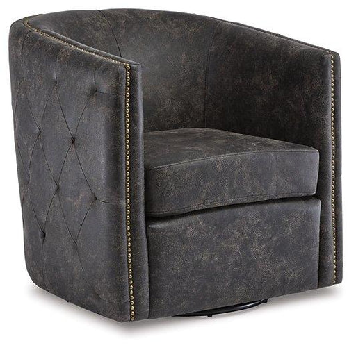 Brentlow Swivel Accent Chair - Pierce Furniture Gallery