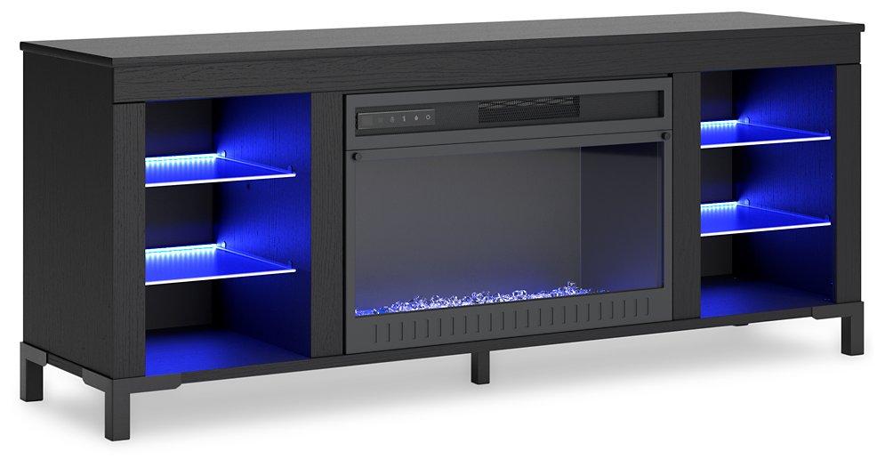 Cayberry 60" TV Stand with Electric Fireplace - Pierce Furniture Gallery