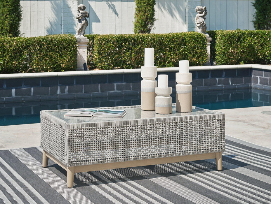 Seton Creek Outdoor Upholstery Set - Pierce Furniture Gallery