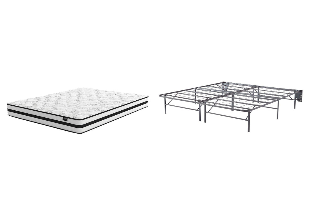 8 Inch Chime Innerspring Mattress Set - Pierce Furniture Gallery
