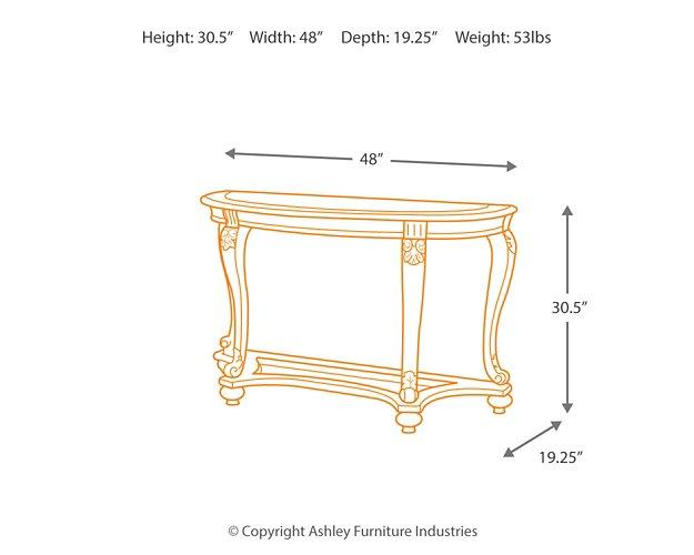 Norcastle Sofa/Console Table