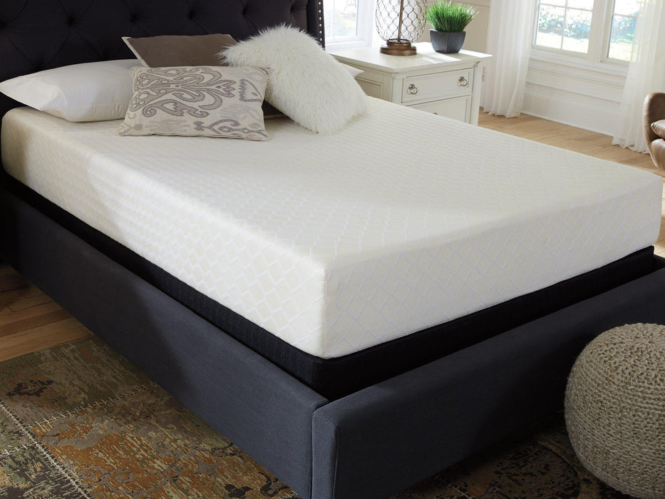 10 Inch Chime Memory Foam Mattress Set - Pierce Furniture Gallery