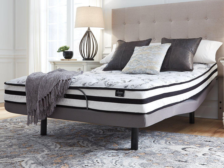8 Inch Chime Innerspring Mattress Set - Pierce Furniture Gallery