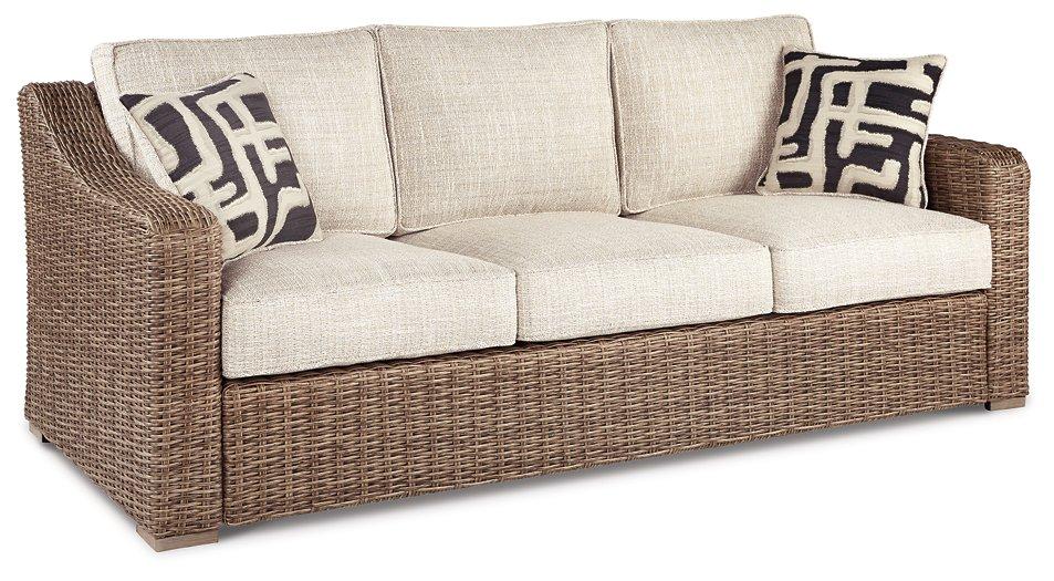 Beachcroft Outdoor Sofa with Cushion - Pierce Furniture Gallery