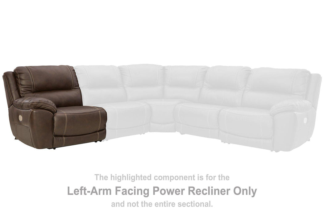 Dunleith Power Reclining Loveseat with Console - Pierce Furniture Gallery
