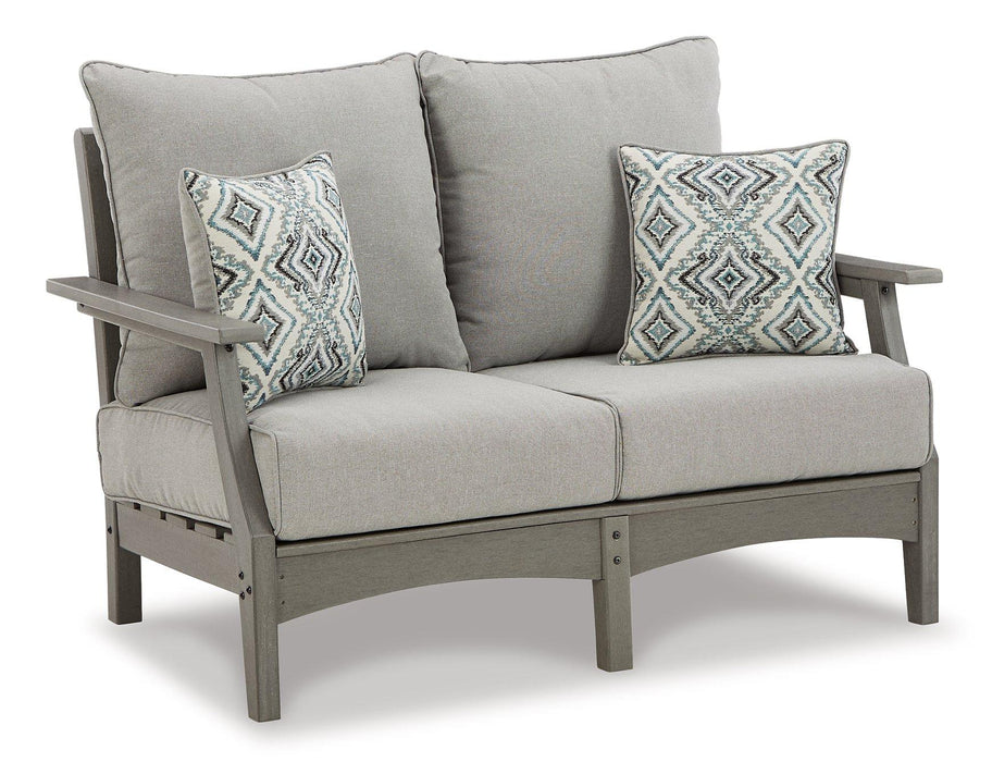 Visola Outdoor Sofa and Loveseat Set - Pierce Furniture Gallery