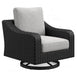 Beachcroft Outdoor Swivel Lounge with Cushion - Pierce Furniture Gallery
