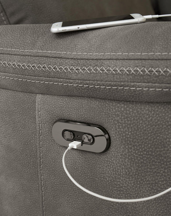 Next-Gen DuraPella Power Reclining Loveseat with Console - Pierce Furniture Gallery