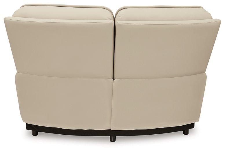 Double Deal Reclining Sectional with Console - Pierce Furniture Gallery