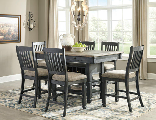 Tyler Creek Counter Height Dining Set - Pierce Furniture Gallery