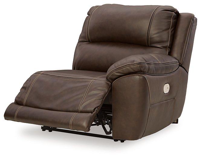 Dunleith Power Reclining Loveseat with Console - Pierce Furniture Gallery