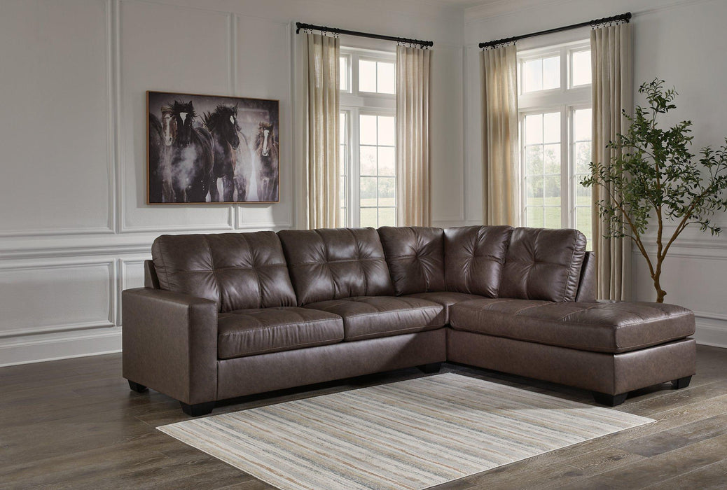 Barlin Mills Sectional with Chaise - Pierce Furniture Gallery