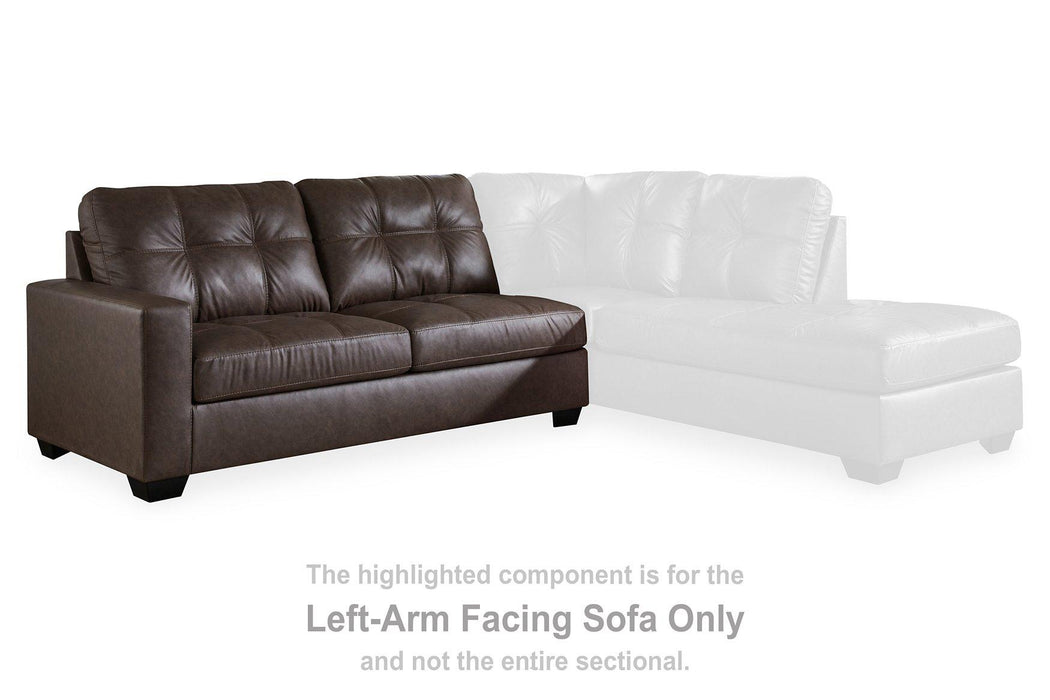 Barlin Mills Sectional with Chaise - Pierce Furniture Gallery