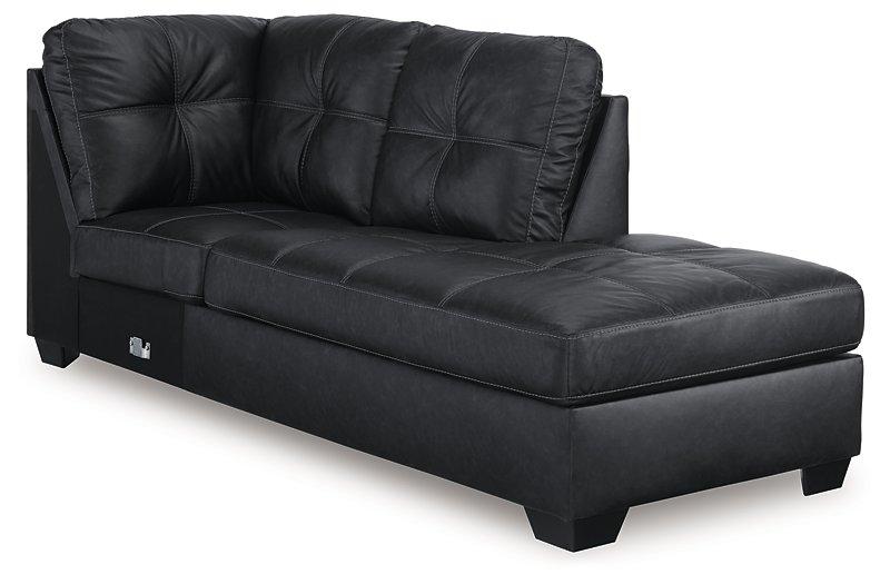 Barlin Mills Sectional with Chaise - Pierce Furniture Gallery