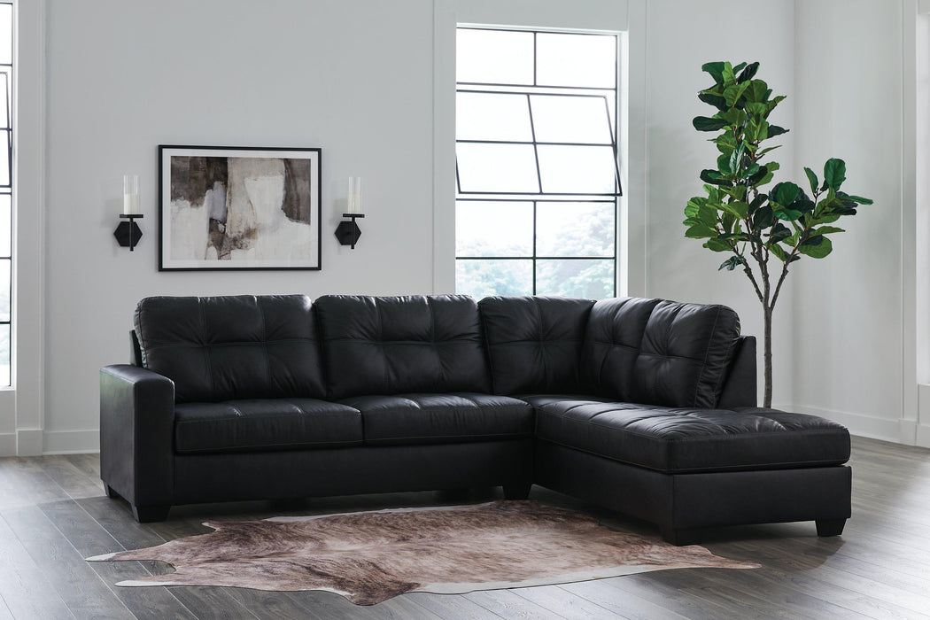Barlin Mills Sectional with Chaise - Pierce Furniture Gallery