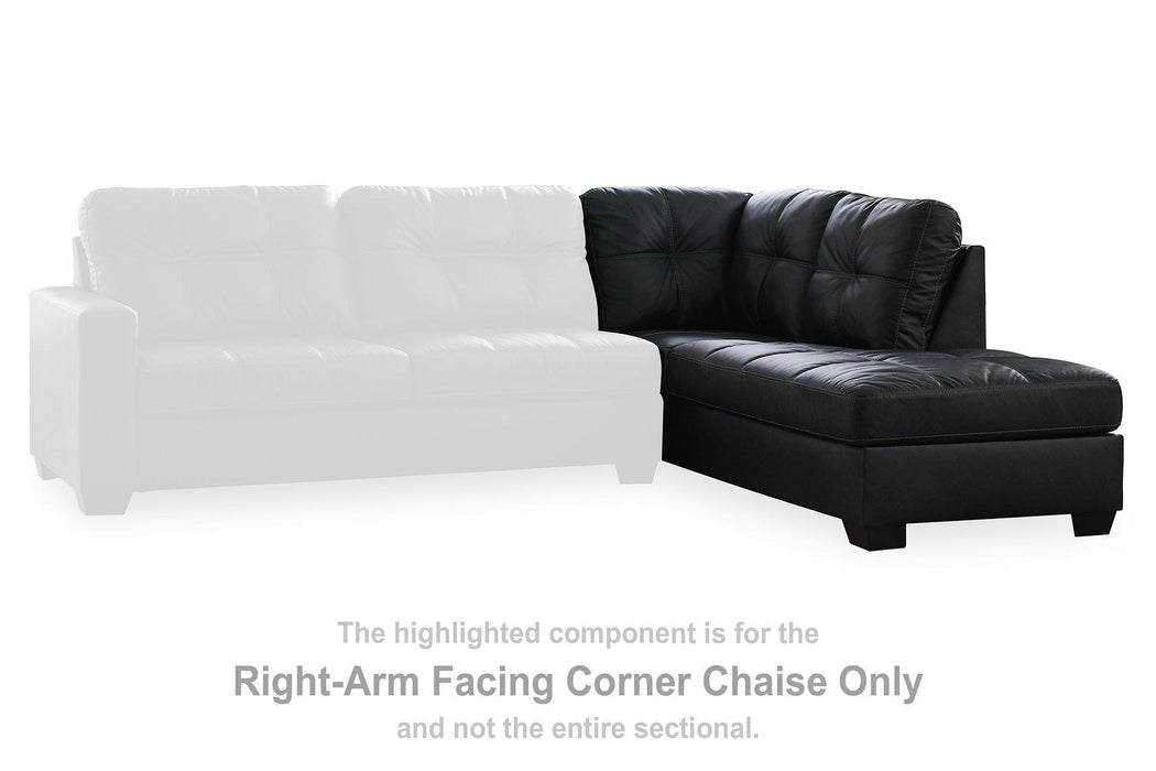 Barlin Mills Sectional with Chaise - Pierce Furniture Gallery