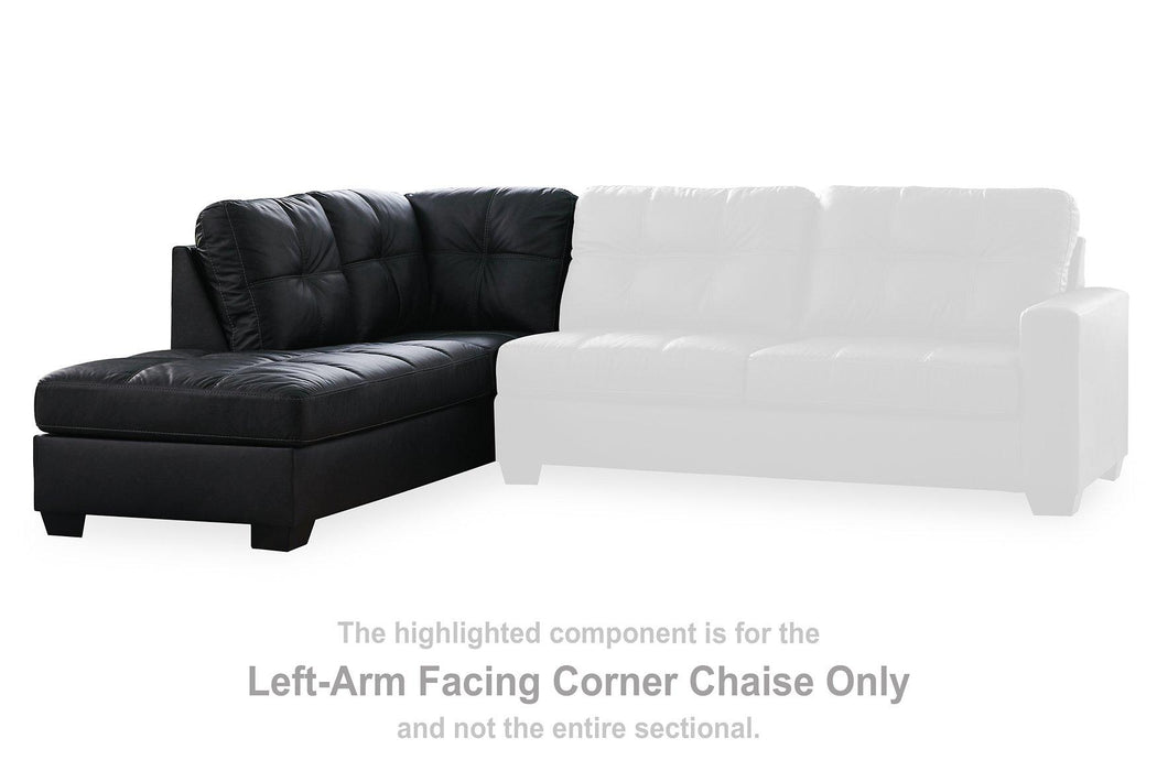 Barlin Mills Sectional with Chaise - Pierce Furniture Gallery