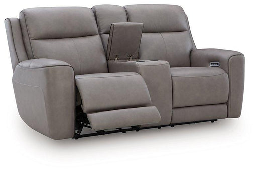5Z-Comfort Power Reclining Loveseat with Console - Pierce Furniture Gallery