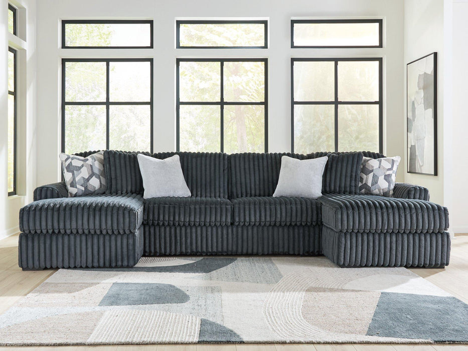 Midnight-Madness Sectional with Chaise - Pierce Furniture Gallery