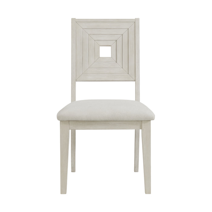 Avalanche Dining Side Chair in Antique White (2 Per Carton)