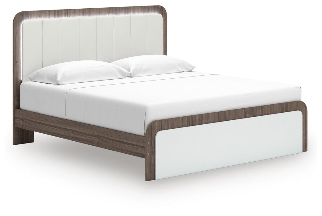 Kendanport Upholstered Bed - Pierce Furniture Gallery