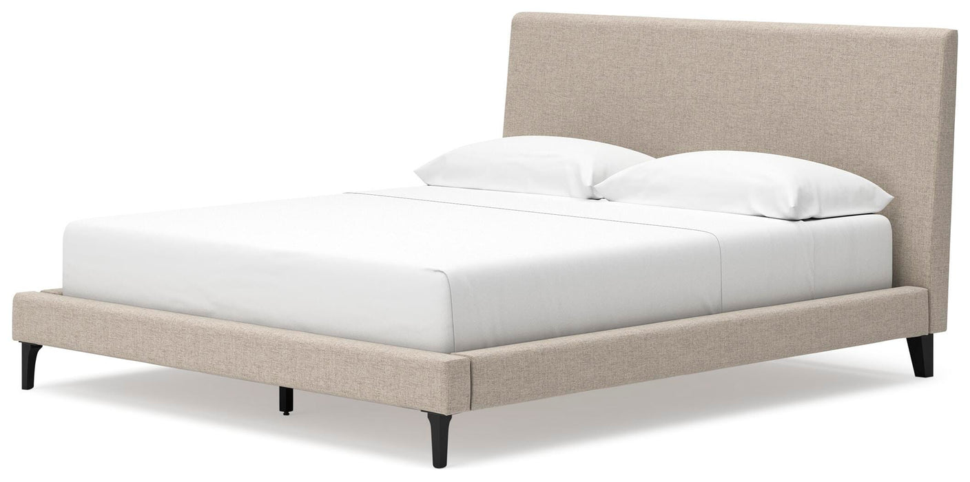 Cielden Upholstered Bed with Roll Slats - Pierce Furniture Gallery