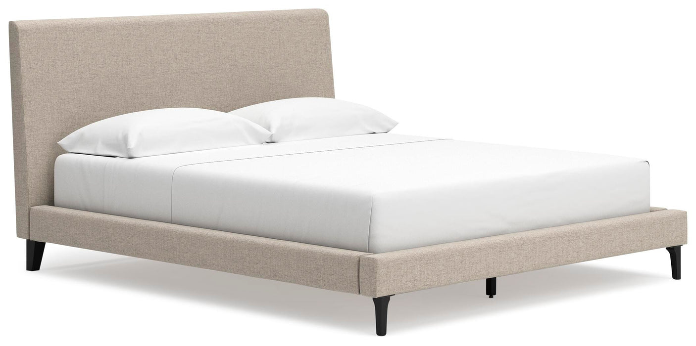 Cielden Upholstered Bed with Roll Slats - Pierce Furniture Gallery