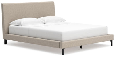 Cielden Upholstered Bed with Roll Slats - Pierce Furniture Gallery