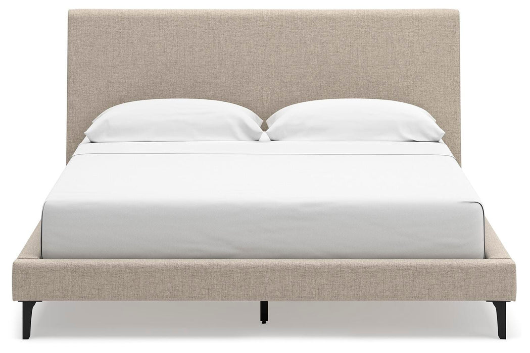 Cielden Upholstered Bed with Roll Slats - Pierce Furniture Gallery