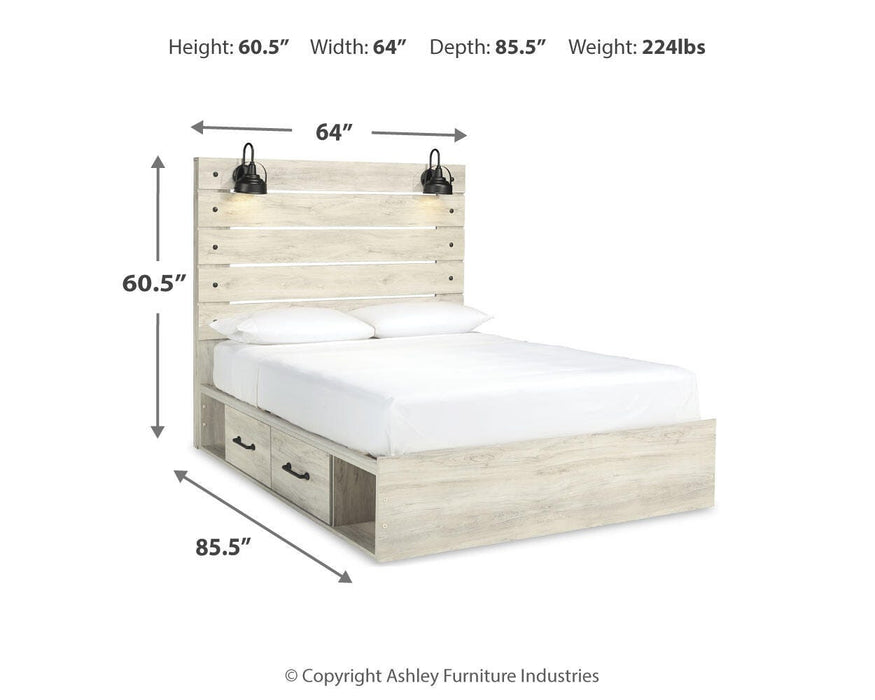 Cambeck Bed with 2 Storage Drawers - Pierce Furniture Gallery