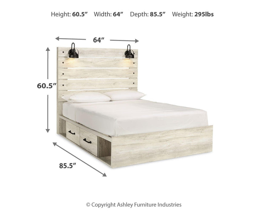 Cambeck Bed with 4 Storage Drawers - Pierce Furniture Gallery