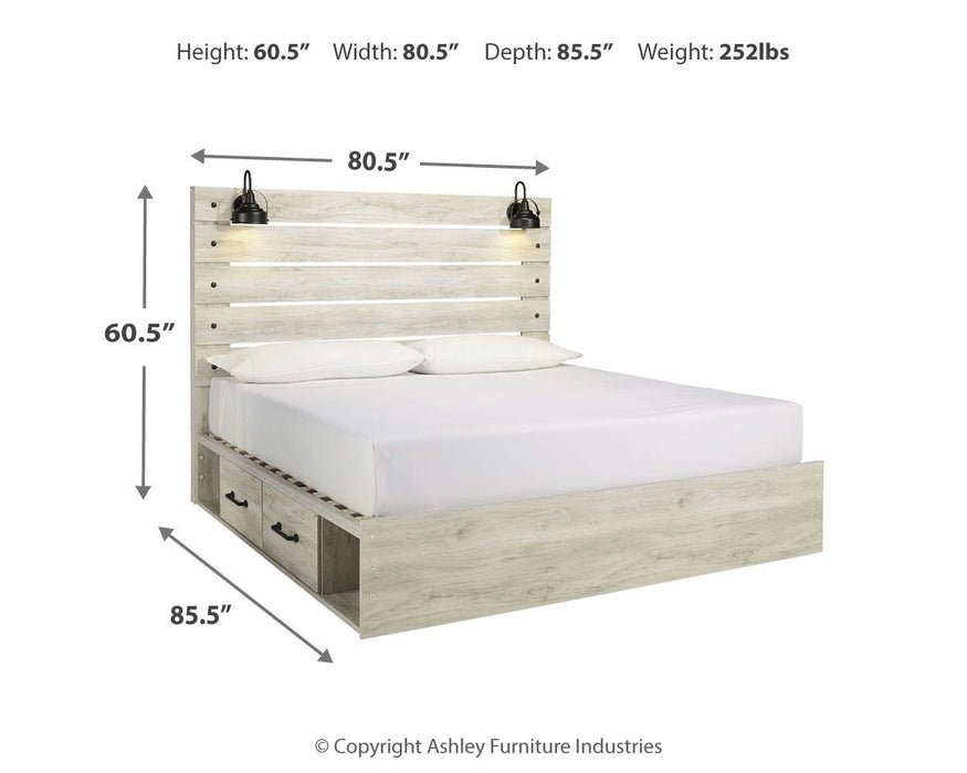 Cambeck Bed with 2 Storage Drawers - Pierce Furniture Gallery
