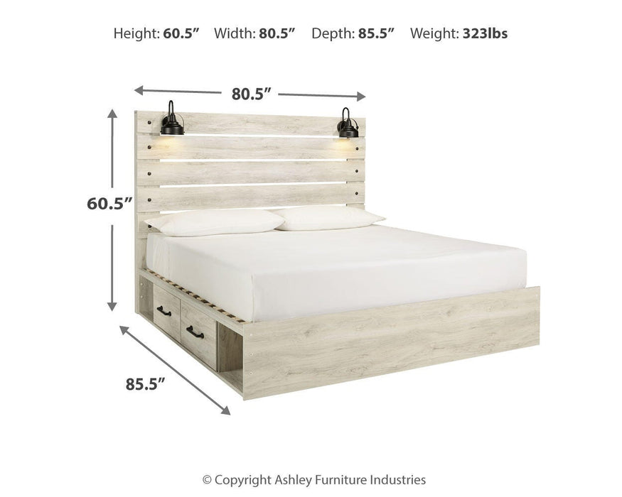 Cambeck Bed with 4 Storage Drawers - Pierce Furniture Gallery