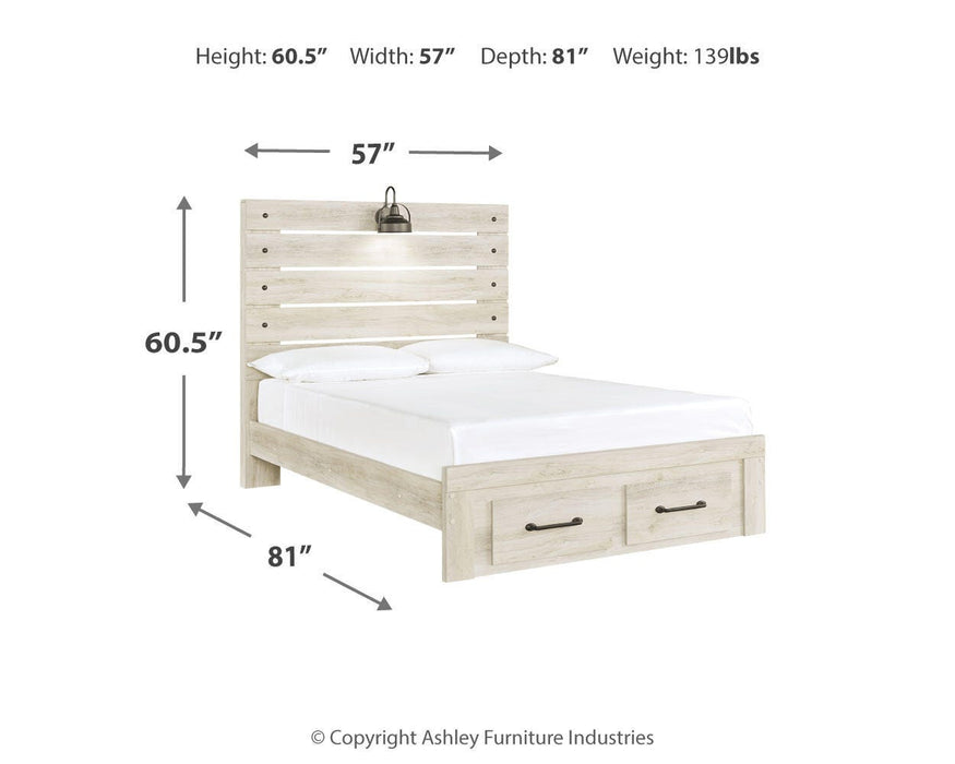 Cambeck Bed with 2 Storage Drawers - Pierce Furniture Gallery