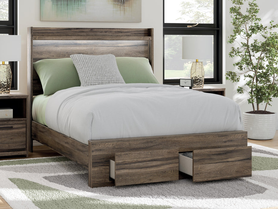 Elbrim Panel Storage Bed - Pierce Furniture Gallery