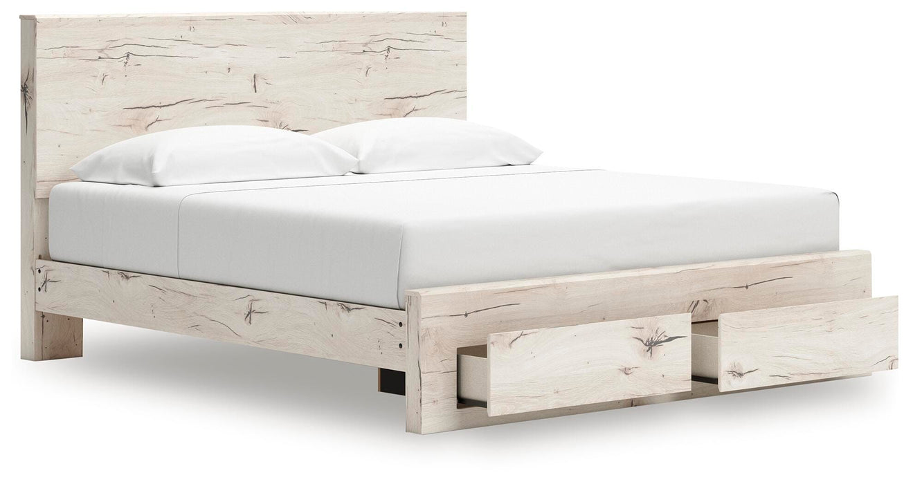 Lawroy Panel Storage Bed - Pierce Furniture Gallery