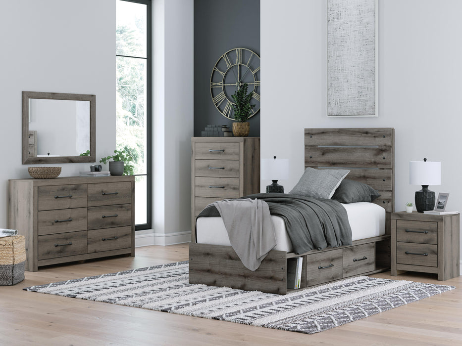 Graystorm Bed with Storage - Pierce Furniture Gallery