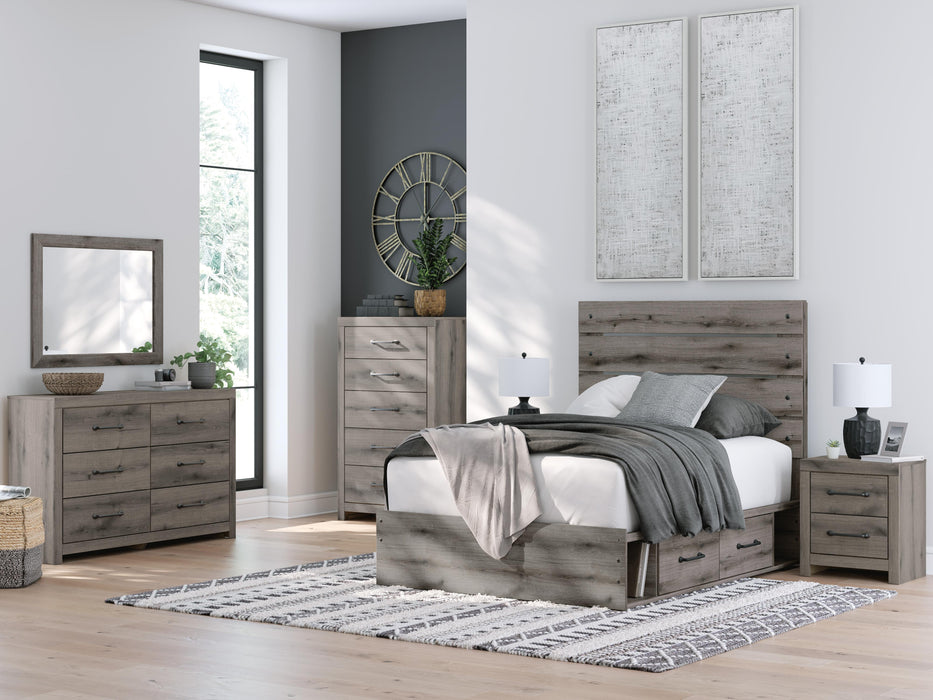 Graystorm Bed with Storage - Pierce Furniture Gallery