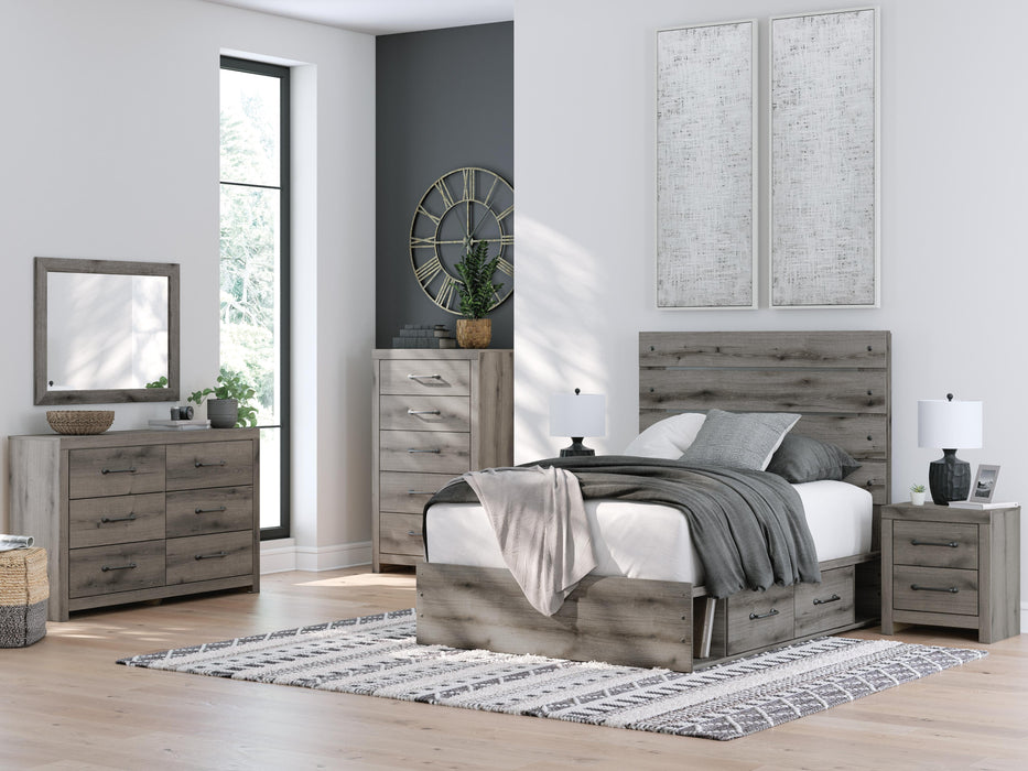 Graystorm Bed with Storage - Pierce Furniture Gallery