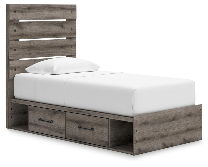 Graystorm Bed with Storage - Pierce Furniture Gallery