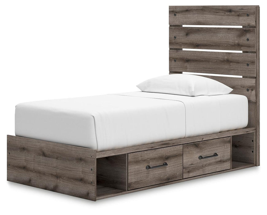 Graystorm Bed with Storage - Pierce Furniture Gallery