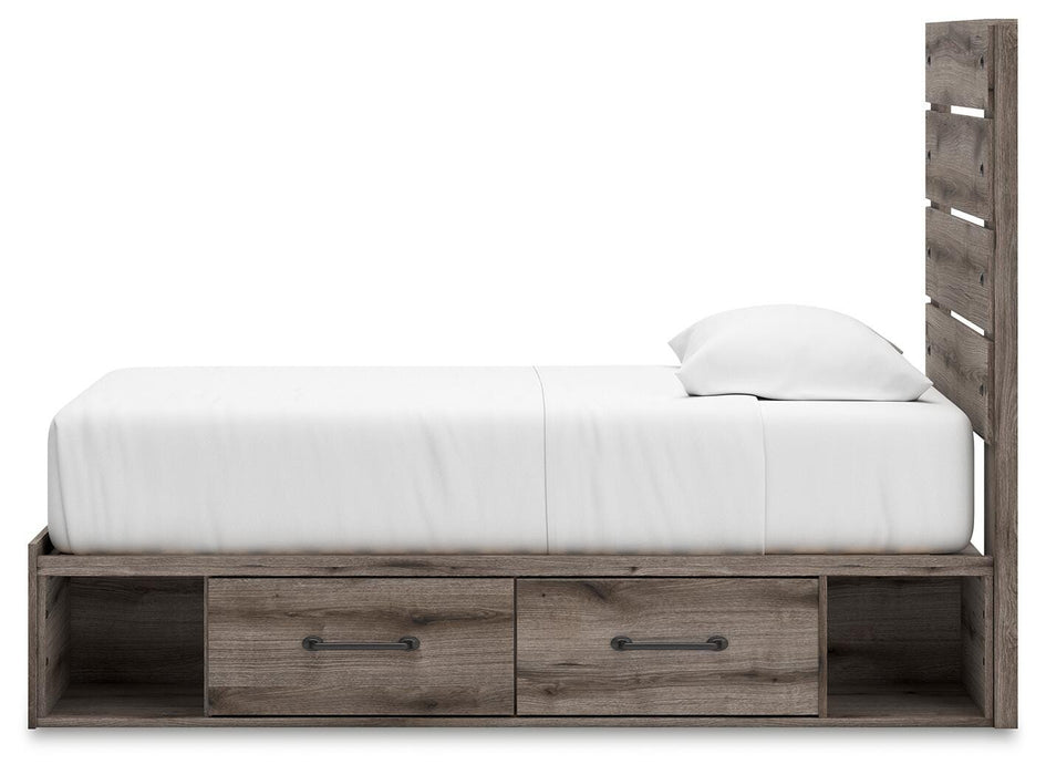 Graystorm Bed with Storage - Pierce Furniture Gallery