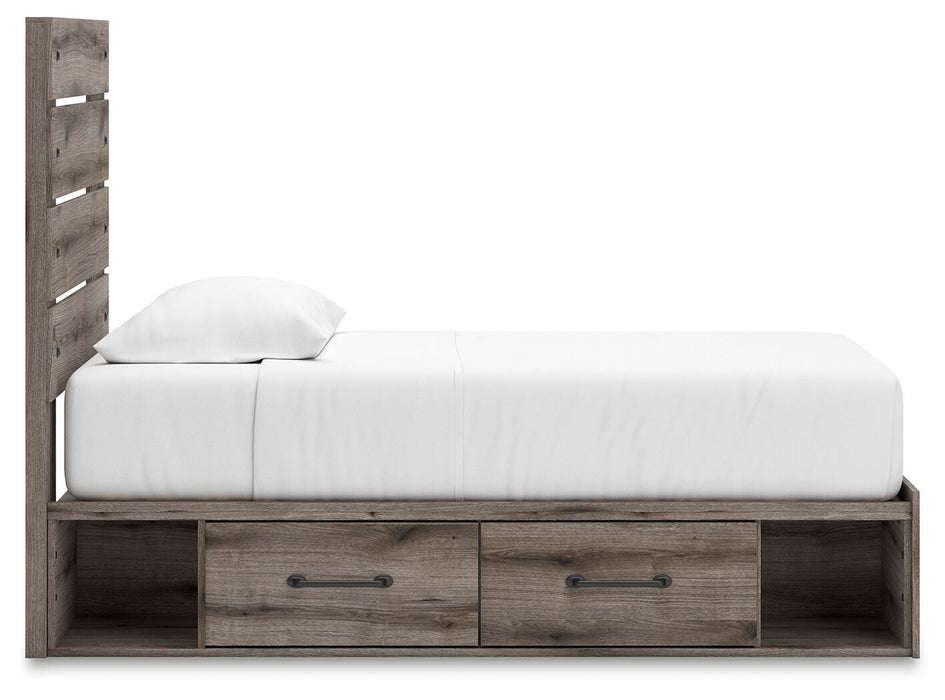 Graystorm Bed with Storage - Pierce Furniture Gallery